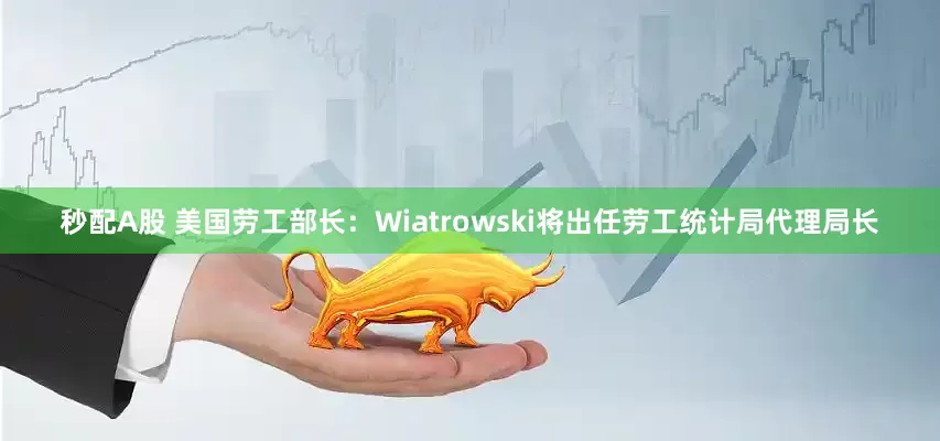秒配A股 美国劳工部长：Wiatrowski将出任劳工统计局代理局长